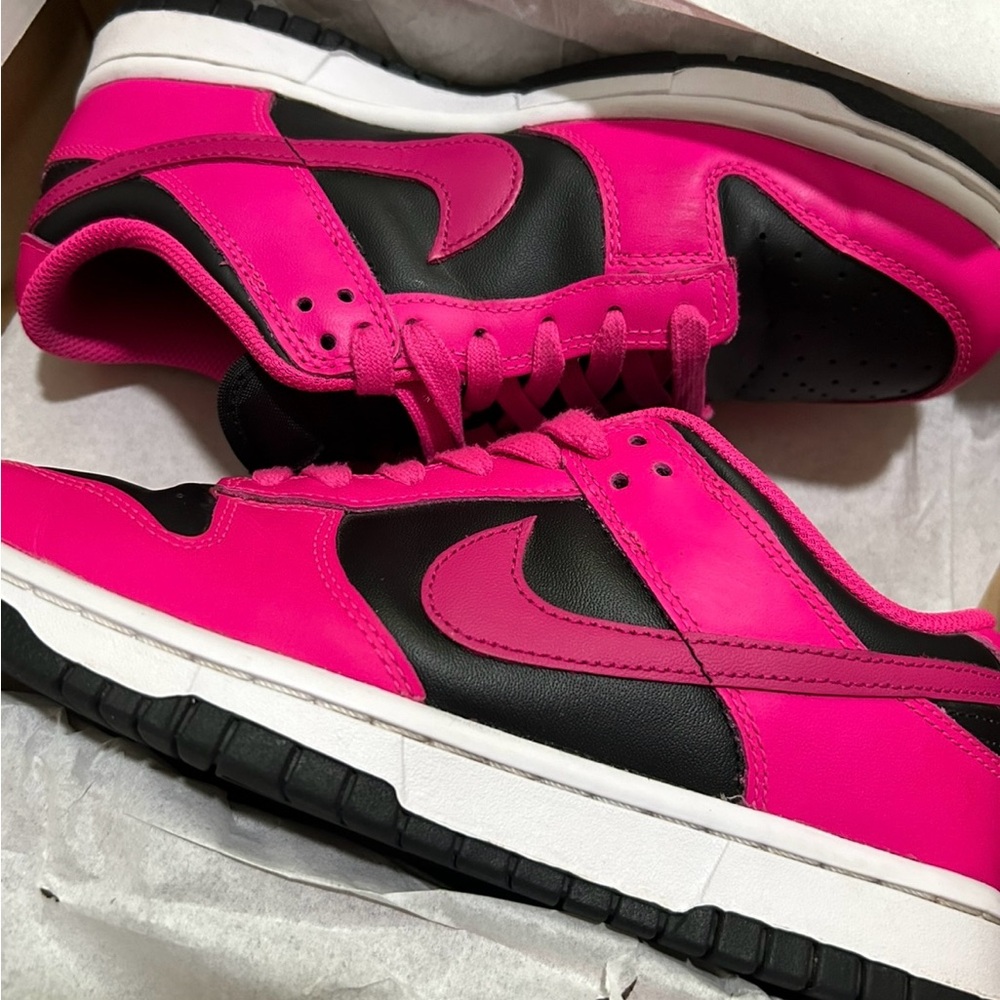 Nike Black and Pink Athletic Shoes